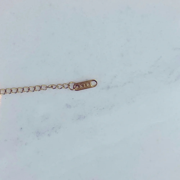 Four Leaf Clover Stainless Steel Bracelet Gold With Faux Mother Of Pearl - Picture 5 of 12